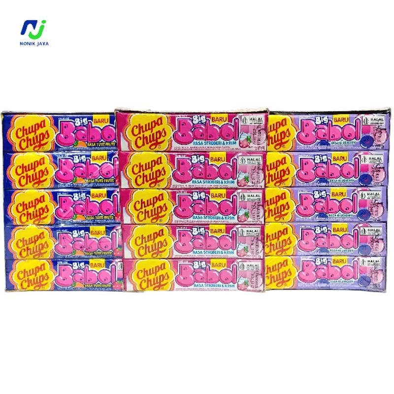 

Permen Karet Big Babol Chupa Chups Box Isi 20 Stick