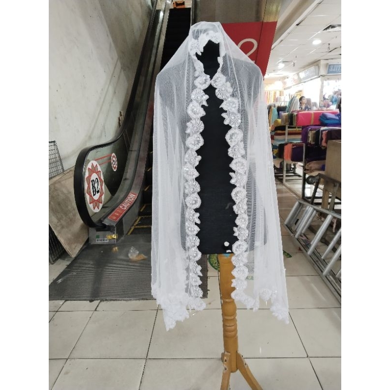 veil pengantin/kerudung pengantin