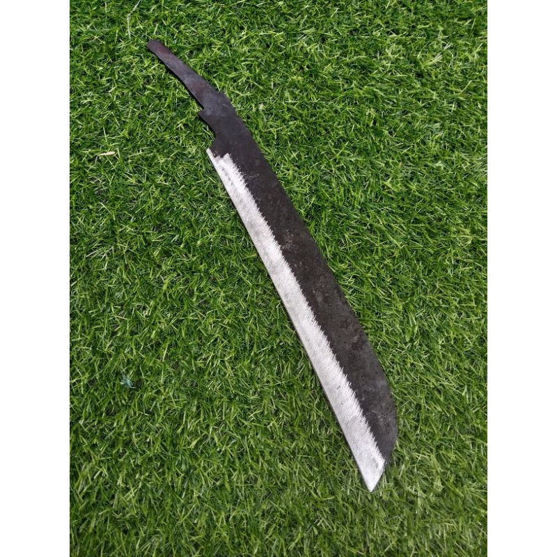 mentahan Pisau/gollok bahan baja per model gerahang /ujung turun panjng 33cm