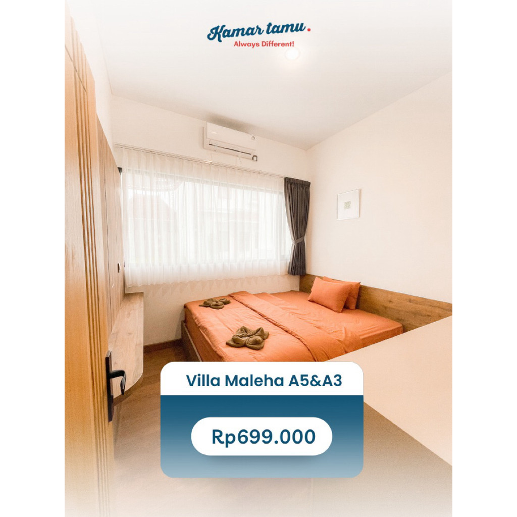 Reservasi - Booking Hotel Villa Di Gando Dekat Kota Jogja Villa Kamar Tamu Unit Maleha Homestay di J