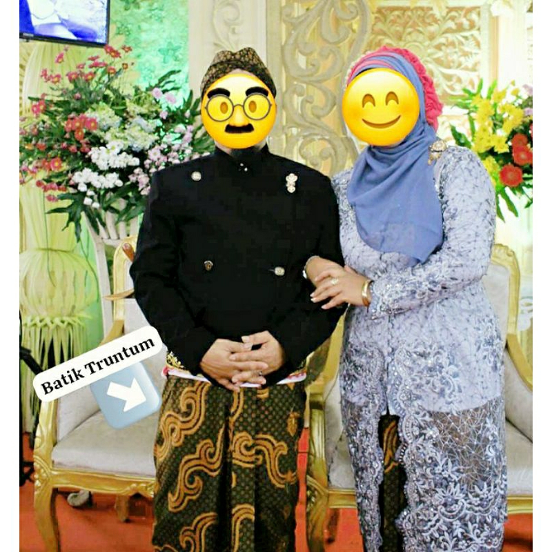 BATIK TULIS ASLI GIRILAYU 100% ORI/JARIK/BATIK PENGANTIN JAWA TENGAH MOTIF TRUNTUM ORIGINAL