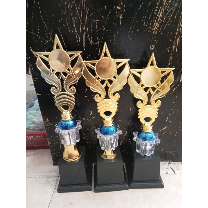 PIALA SET JUARA 123 KRISTAL