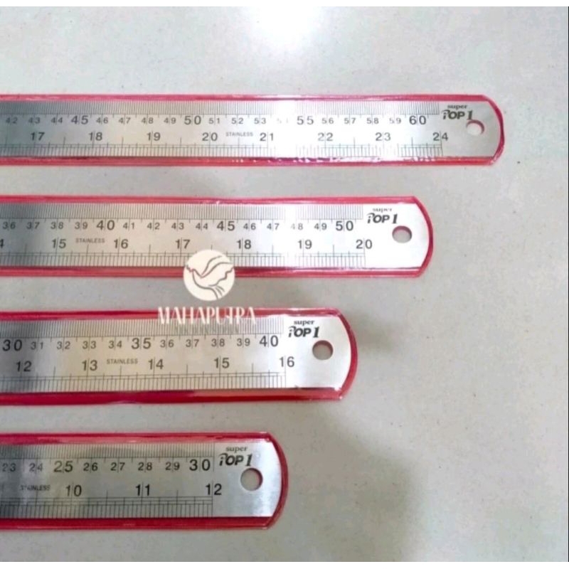 

penggaris besi 30cm murah grosir satuan