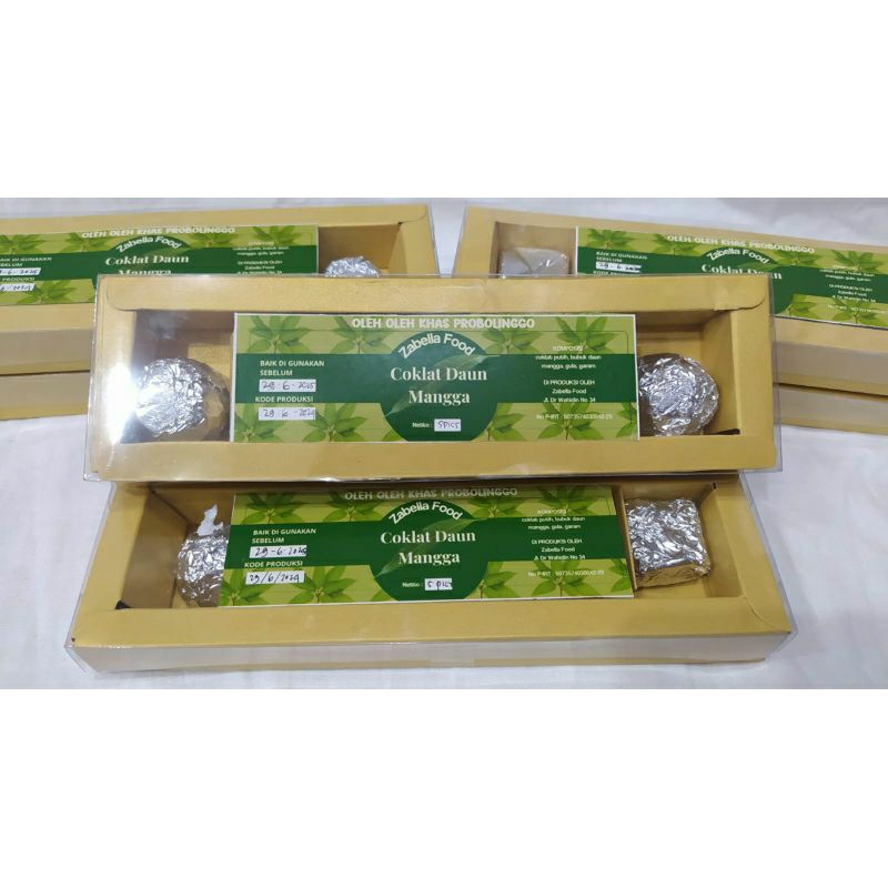 

Coklat Daun Mangga isi 5 pics (oleh-oleh khas probolinggo)