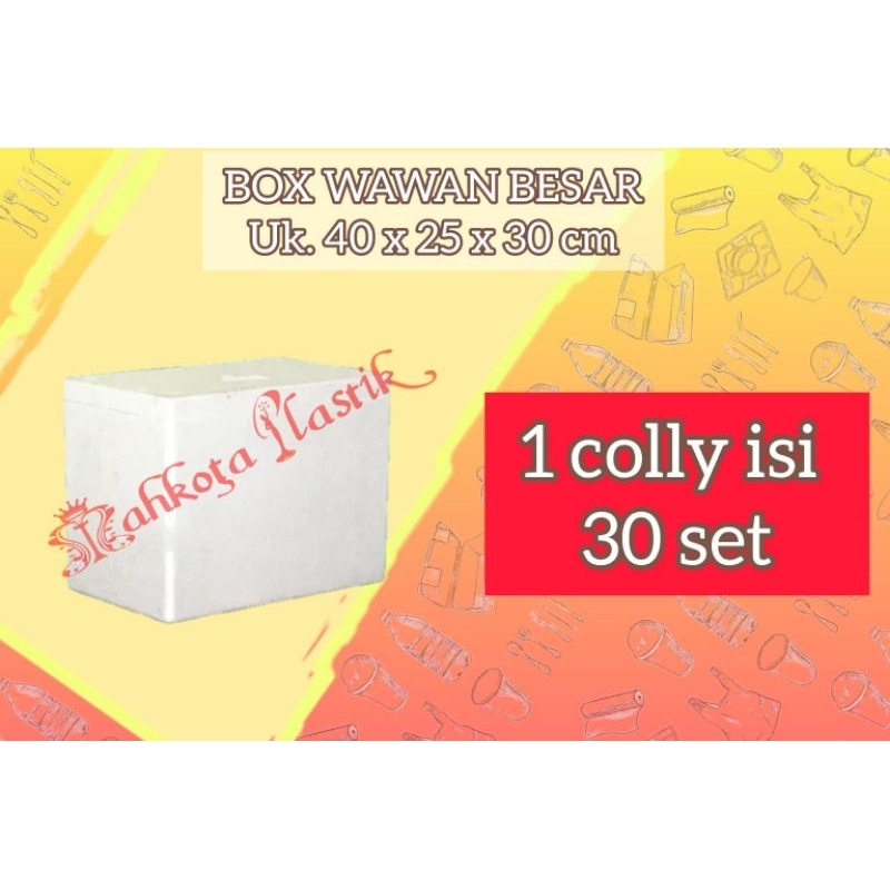 Box Gabus es Wawan Besar / Box ikan / Box daging