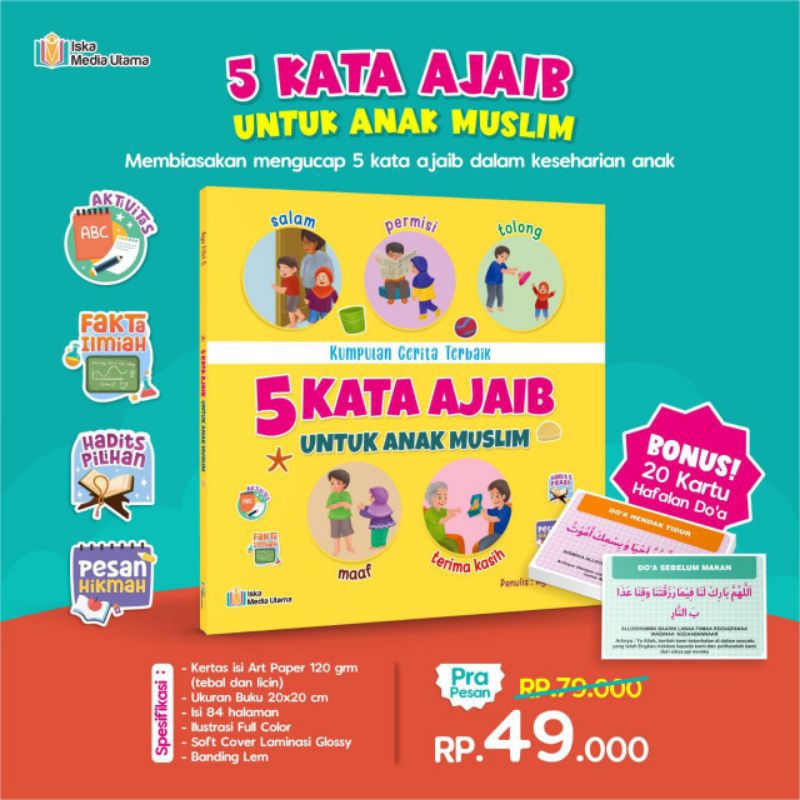 5 Kata Ajaib untuk anak muslim