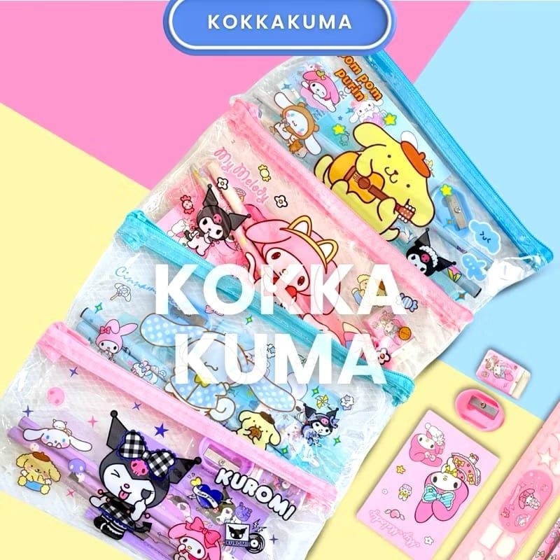 

SET POUNCH CASE KOTAK PENSIL WATERPROOF | PERLENGKAPAN SEKOLAH