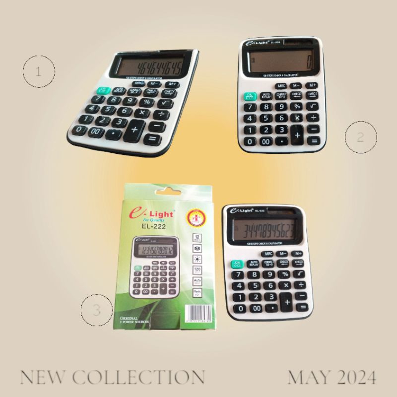 

kalkulator kecil e light el-222