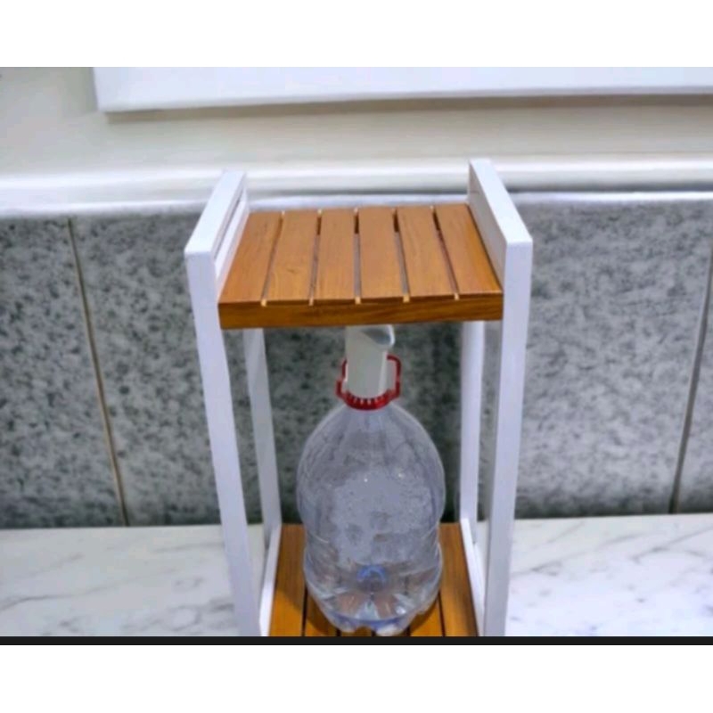 rak 2 susun serbaguna/rak dispenser/rak galon/rak ricecooker/rak 2 susun/rak serbaguna