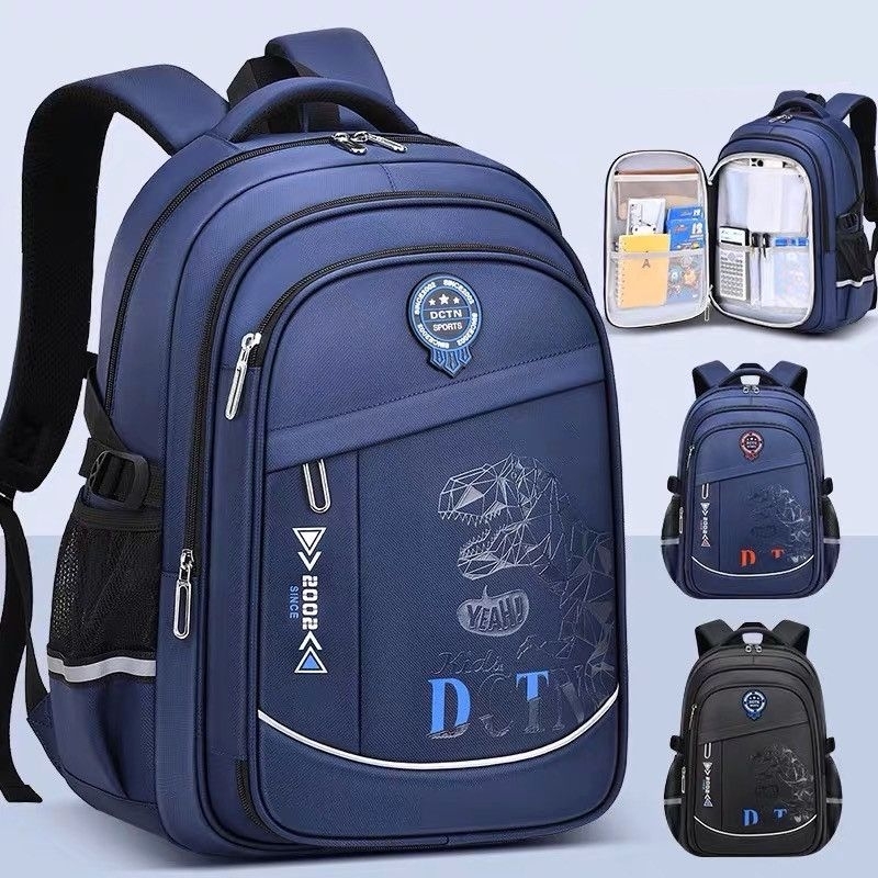Tas Ransel Sekolah Anak Laki laki SD Anti Air Multifungsi