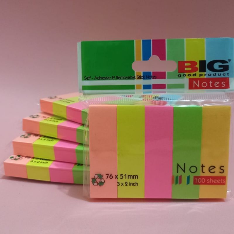 

Sticky notes 5 warna panjang kotak