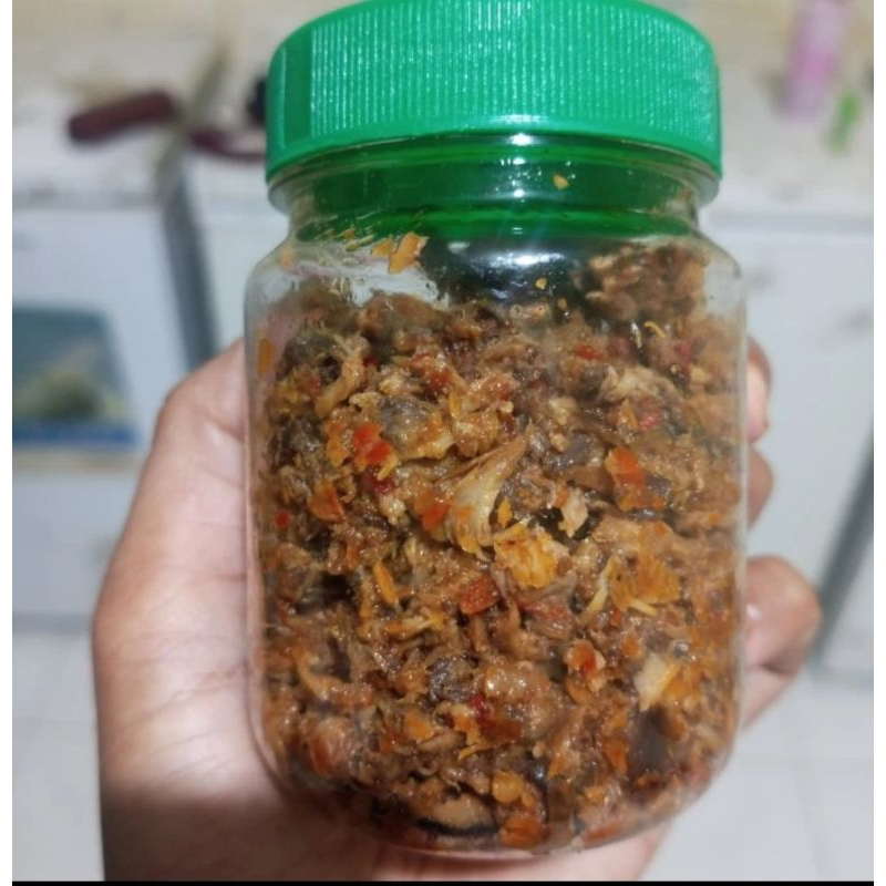 

sambal tuna asap 150gr enak lezat pedass