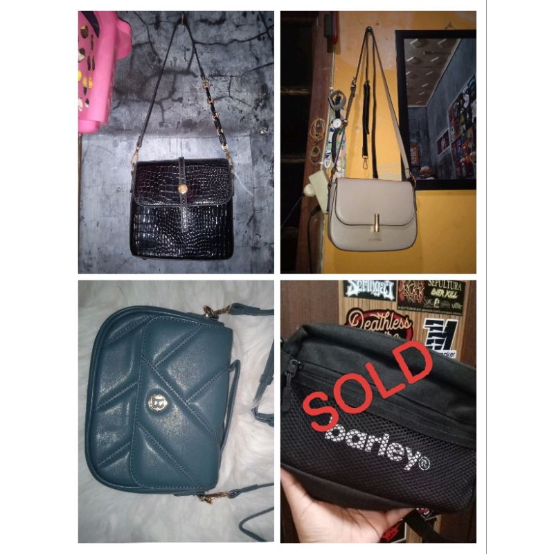 TAS BRAND PRELOVED / TAS WANITA SECOND / TAS PL / SLINGBAG / SINGBAG PRELOVED / TAS CEKA / TAS BOSTA