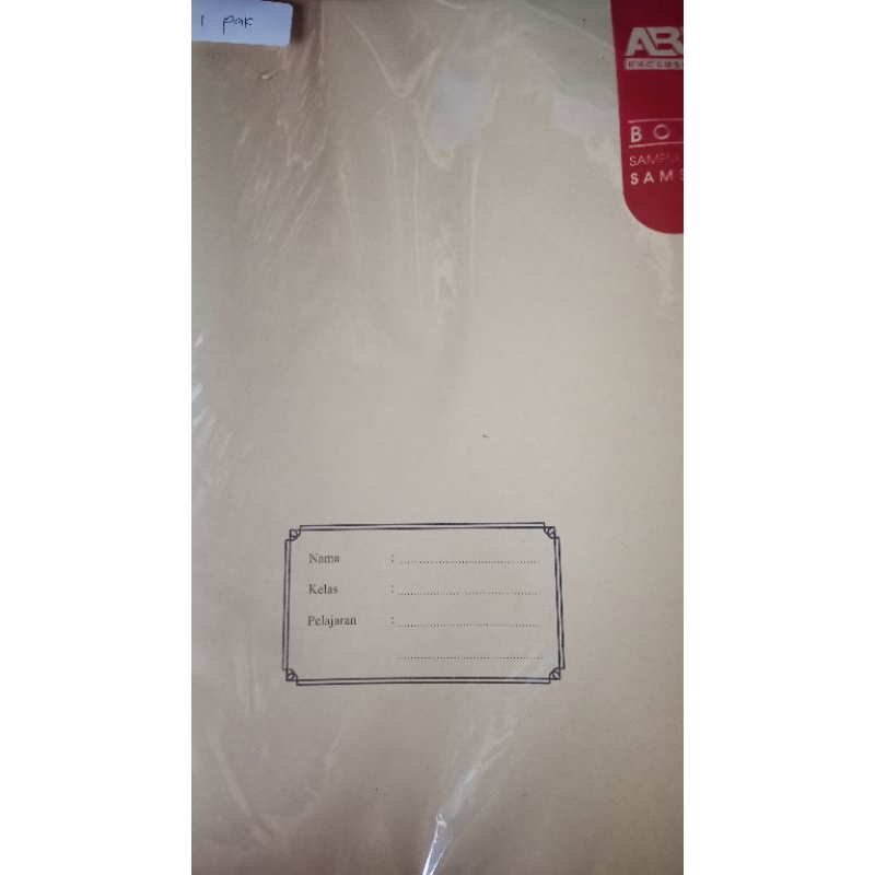 

sampul coklat buku tulis boxy/Sampul cokoat bigboss 1 pack