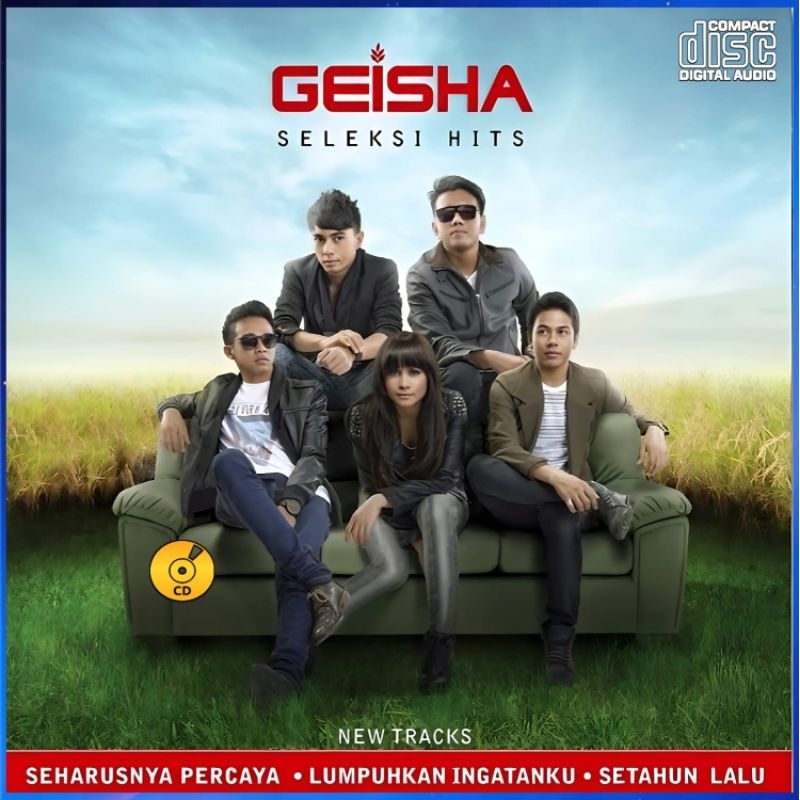 KASET CD MOBIL LAGU GEISHA-KASET CD COMPACT DISC LAGU POP INDONESIA 2000 AN-KASET CD LAGU POP 2000AN