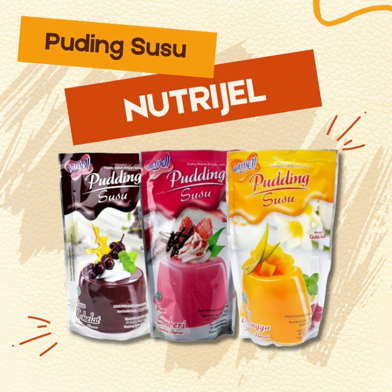 

Jelly Agar Nutrijell pudding susu