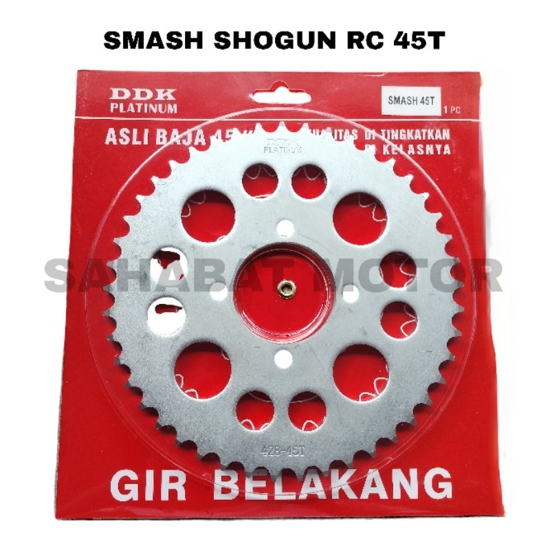 Gir Gear Belakang Smash Shogun RC Ukuran 45T SSS