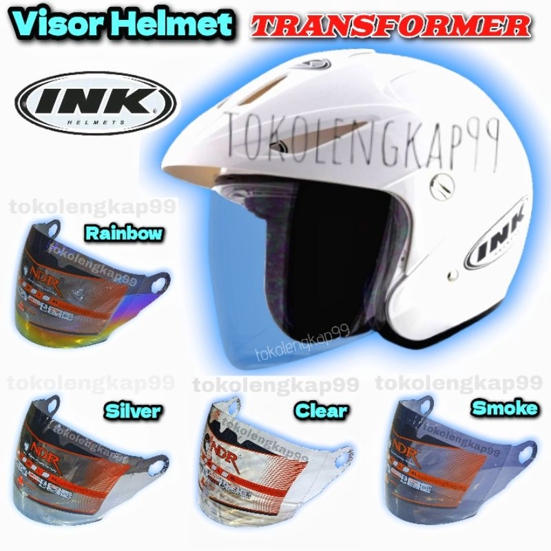 KACA INK TRANSFORMER | kaca helm ink transformer | visor helm ink transformer | visor helm ink topi 