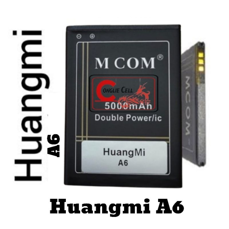 BATERE BATTERY MCOM HUANGMI A6 HUANG MI A6 KAPASITAS 5000 MAH