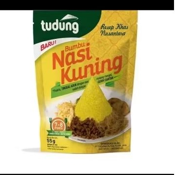 

Tudung Bumbu Nasi Kuning 55 gr -bumbu nasi kuning instan