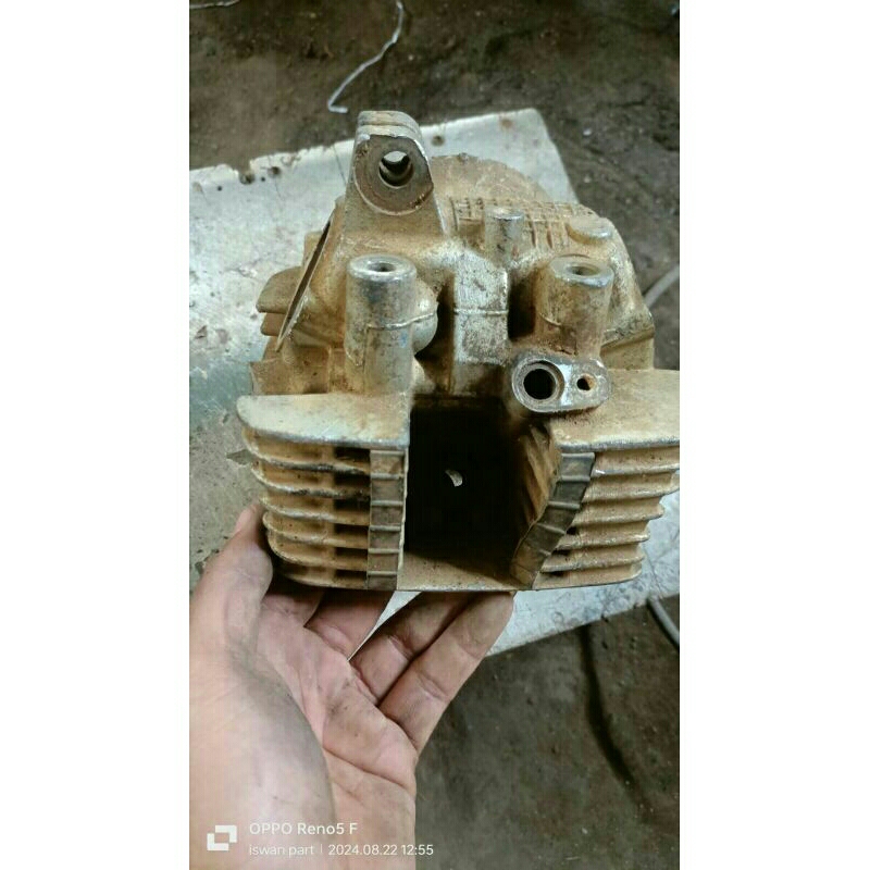 head kop silinder kop original copotan kawasaki KLX 150cc kosongan