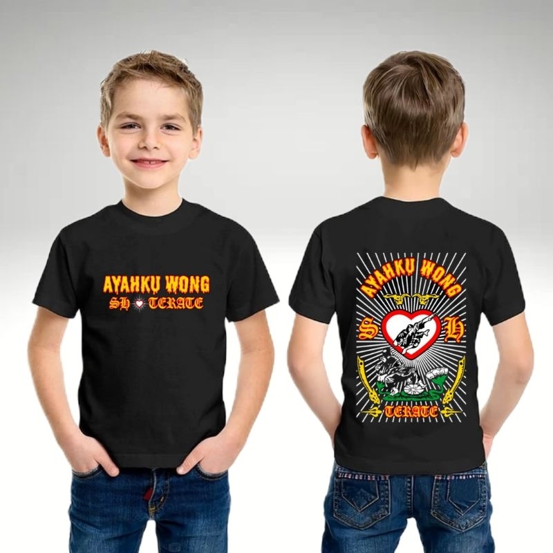 (Kode-04) Kaos Terate Kids Ayahku Wong SH Terate