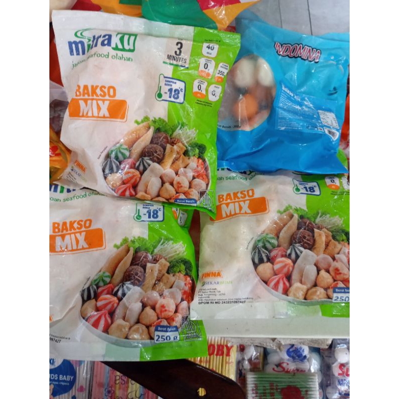 

bakso ikan mix olahan seafood 250gr