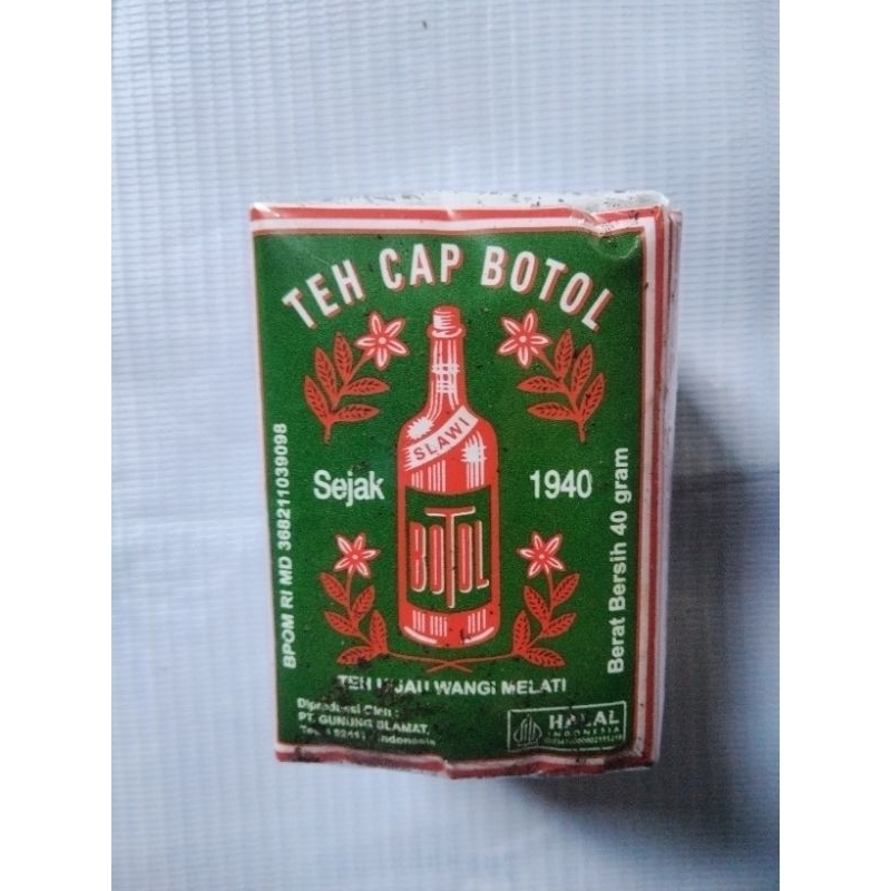 

Teh Cap Botol Hijau Besar 40 gr isi 10 pcs
