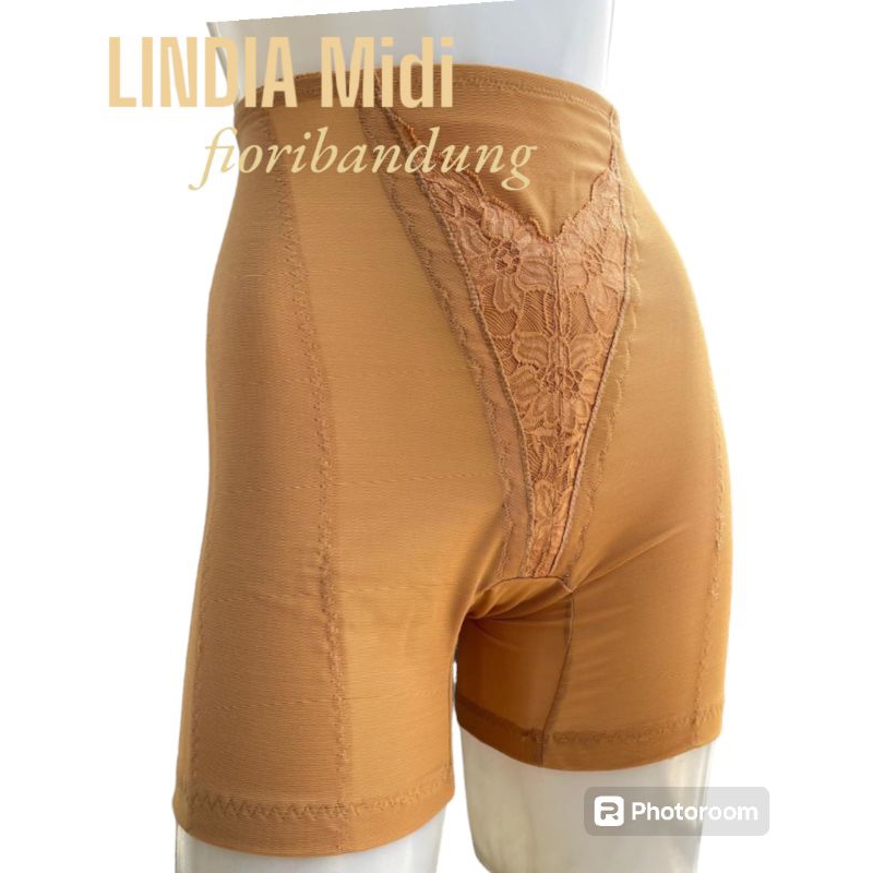 FIORI Pants LINDIA GIRDLE Midi | Celana Pengencang Perut dan Paha | MILKCOFFEE dan BLACK