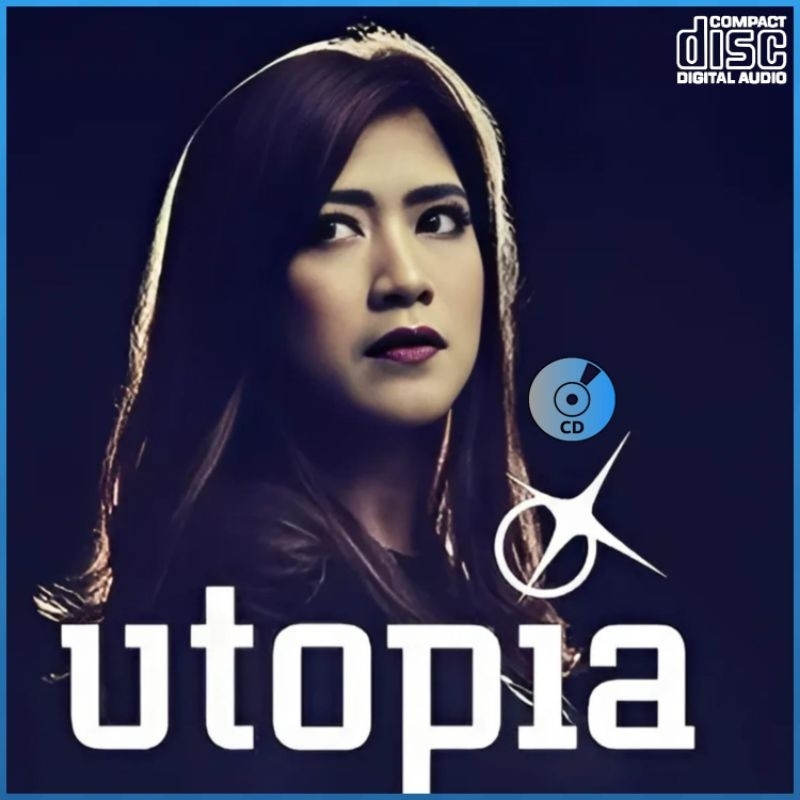 KASET CD MOBIL LAGU BAND UTOPIA-KASET CD COMPACT DISC LAGU POP INDONESIA 2000 AN-KASET CD LAGU POP 2
