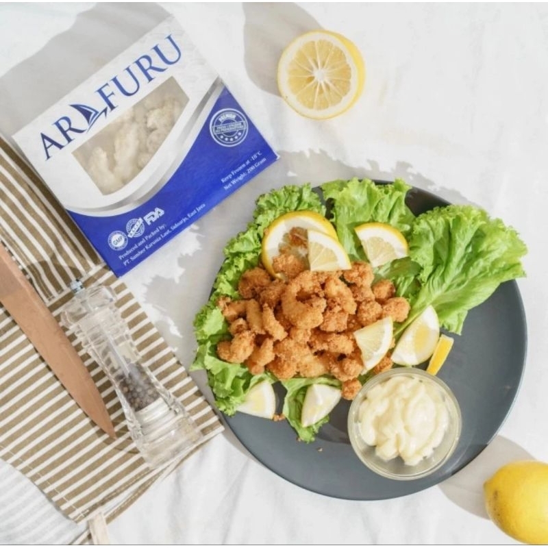 

ARAFURU Shrimp Popcorn - Udang Popcorn Siap Masak (goreng)