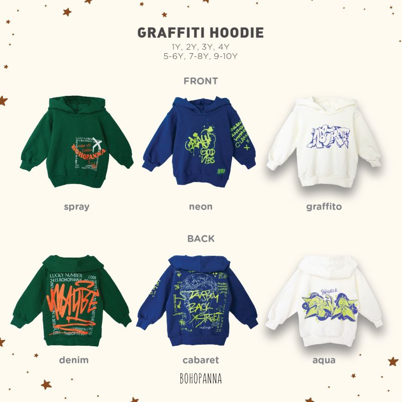 Bohopana Graffiti Hoodie