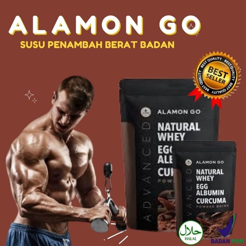 

PROMO TERLARIS ‼️ALAMON GO GAIN Susu Penambah Berat Badan Dan Pembesar Otot Original