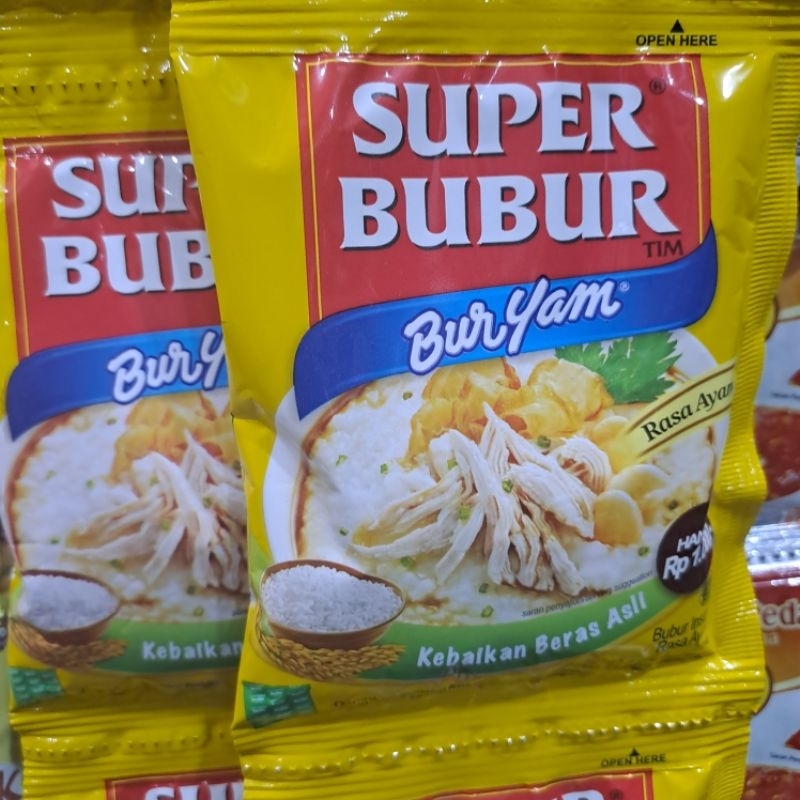 

Super Bubur~Bubur instan Buryam~ Bubur Ayam 22g