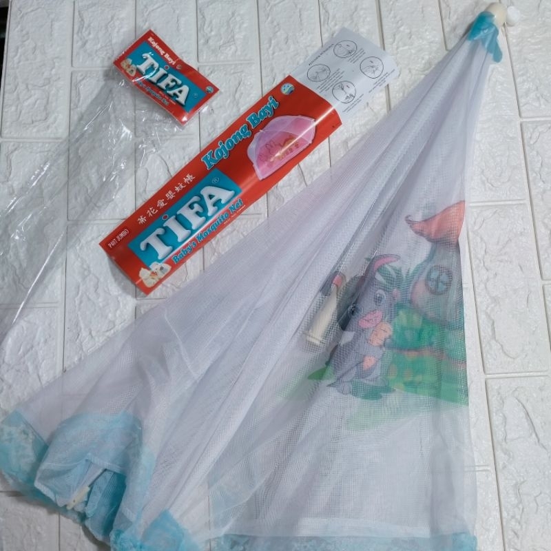 Kojong Bayi Tifa Jumbo | Kelambu Bayi Tifa Motif Karakter | Kelambu Jumbo Tifa Motif | Kelambu Besar