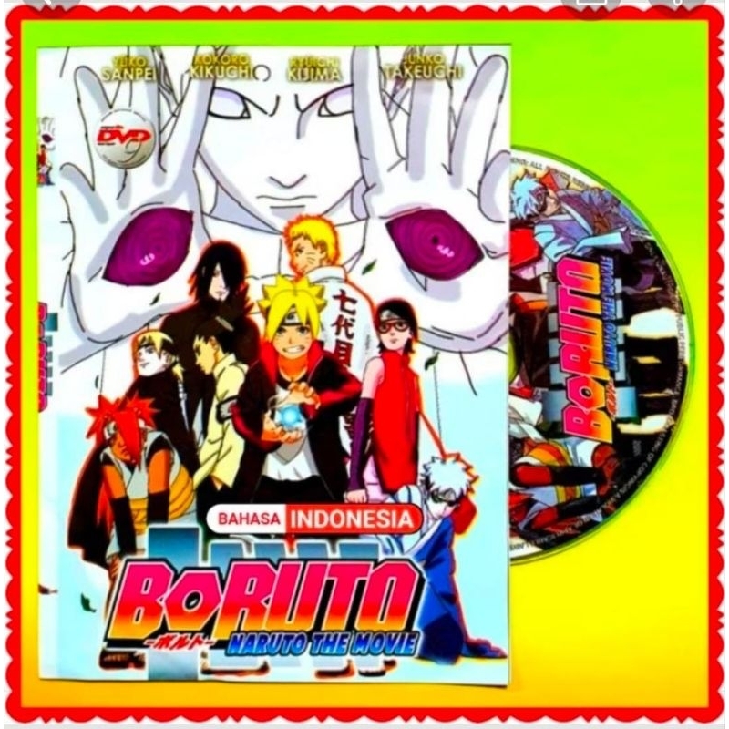 KASET DVD BORUTO NARUTO THE MUVIE DUBBING BAHASA INDONESIA
