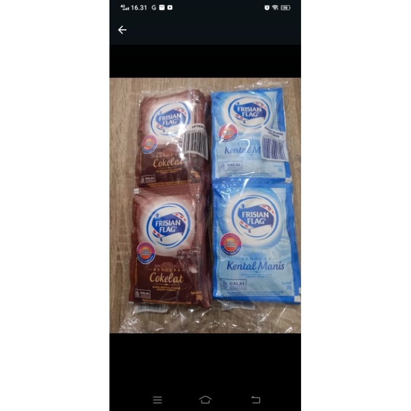 

susu kental manis Frisian flag
