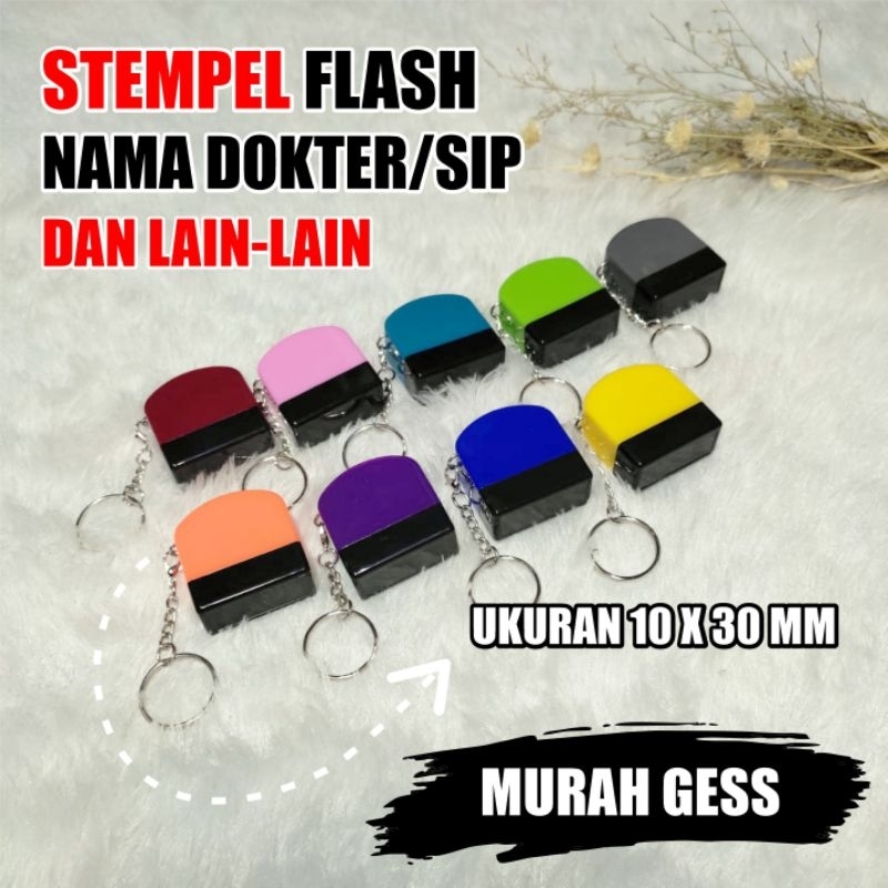 

Stempel nama gantungan kunci/ Stempel NIP/ Stempel nama dokter