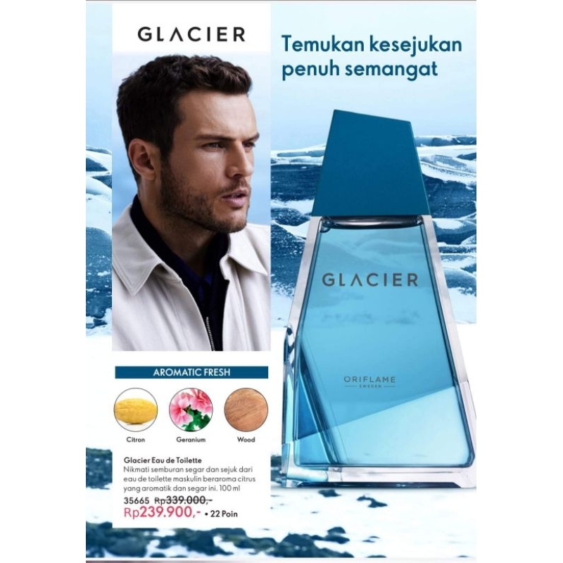 Ready Parfum Glacier fire oriflame diskon 60%