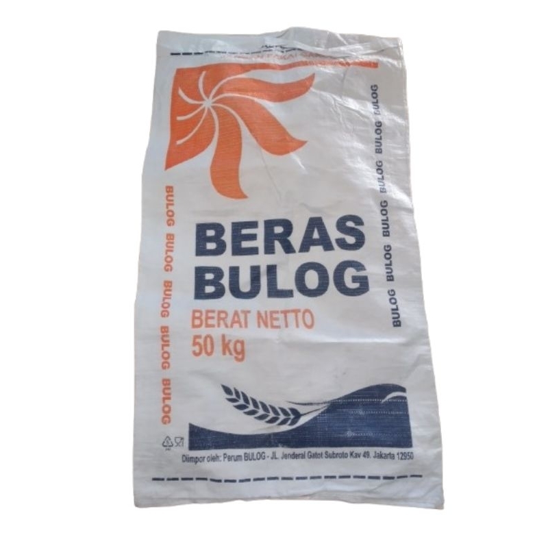karung 50 kg kondisi baru bahan tebal