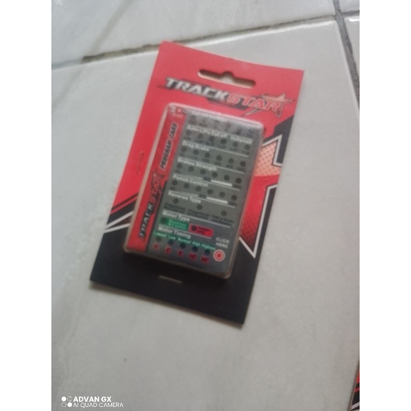 part rc program card tuk esc track star