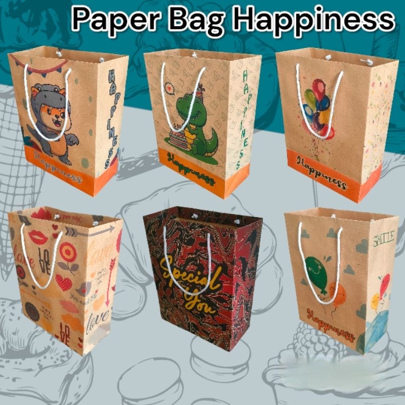 

Paper Bag Kado Souvenir Happiness