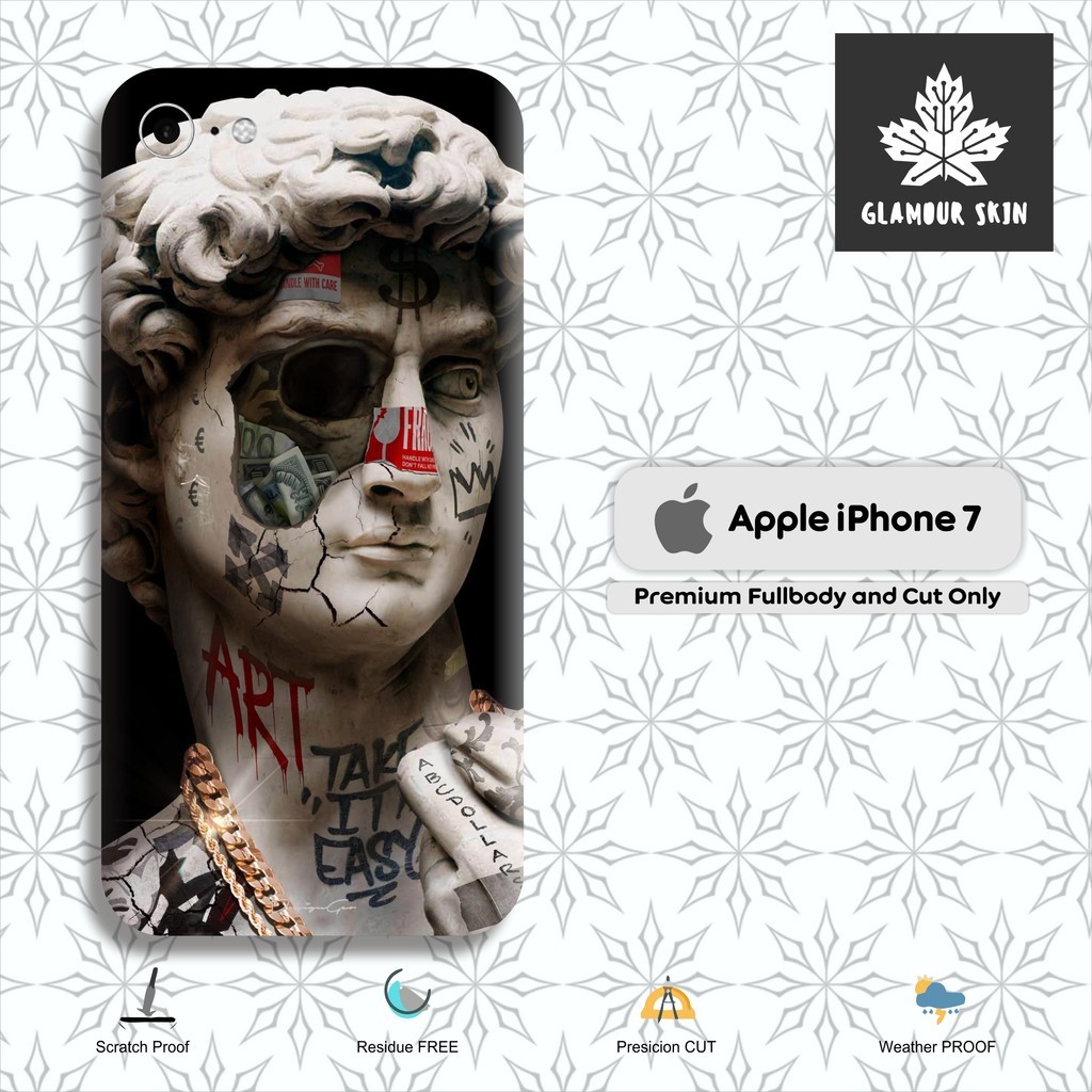(2PCS) Apple Iphone 7 Fullbody Garskin Case/Stiker Protector Free Customs & COD Variasi