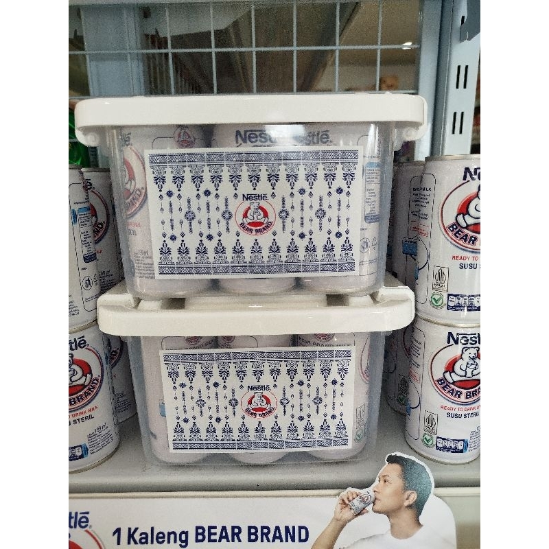 

bear_ brand 189ml beli 6kaleng gratis Box container