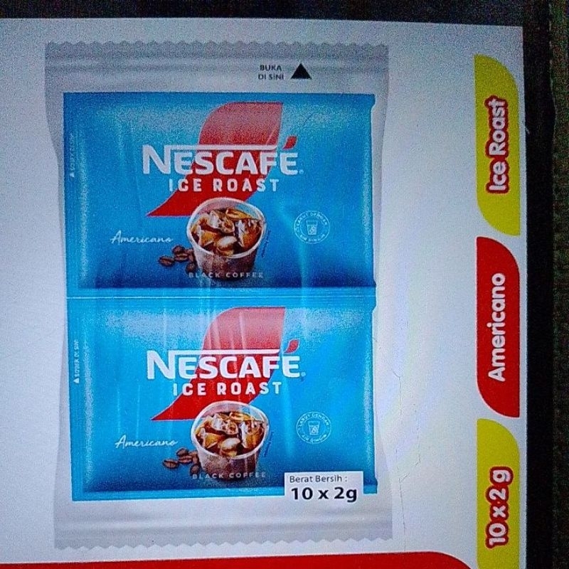 

NESCAFE ICE ROAST 10X2GRAM KOPI INSTAN DINGIN AMERICANO RENCENG PER PAK