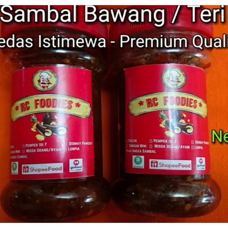 

sambal bawang/ sambal terasi enak pedas nampol 150gr