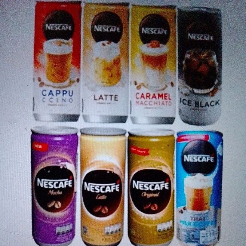 

NESCAFE KOPI KEMASAN KALENG ALL VARIAN RASA -220ML PER PCS