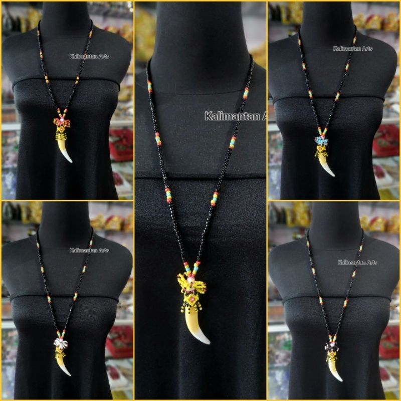 Kalung Taring Dayak Kalimantan