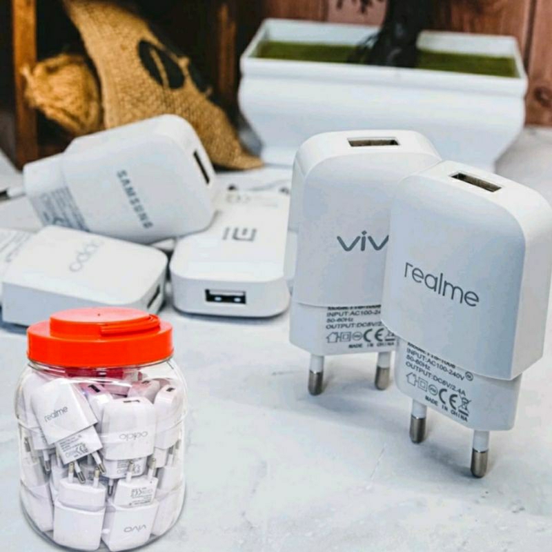 Batok charger Branded / kepala charger / charger