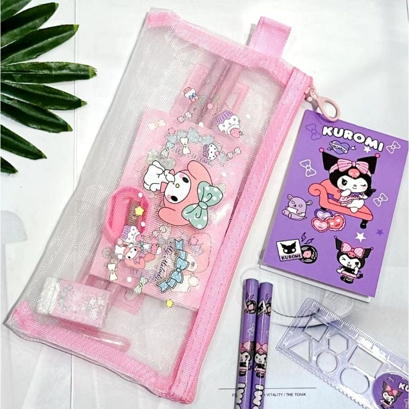 

SET PENSIL RESLETING POUCH KARAKTER SANRIO | PERLENGKAPAN SEKOLAH